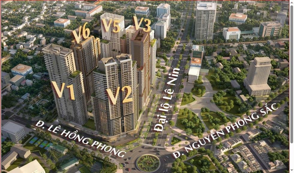Mặt bằng dự án Sun Trường Vinh - Sun Group